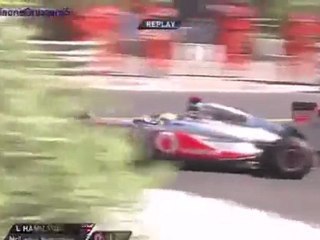 Hamilton impacta a Maldonado en Mónaco