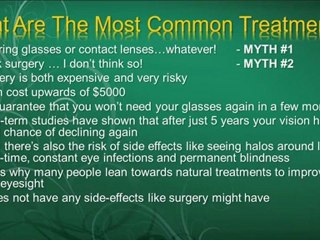 Eyesight Problems - Can It Really Be A Cured Naturally?