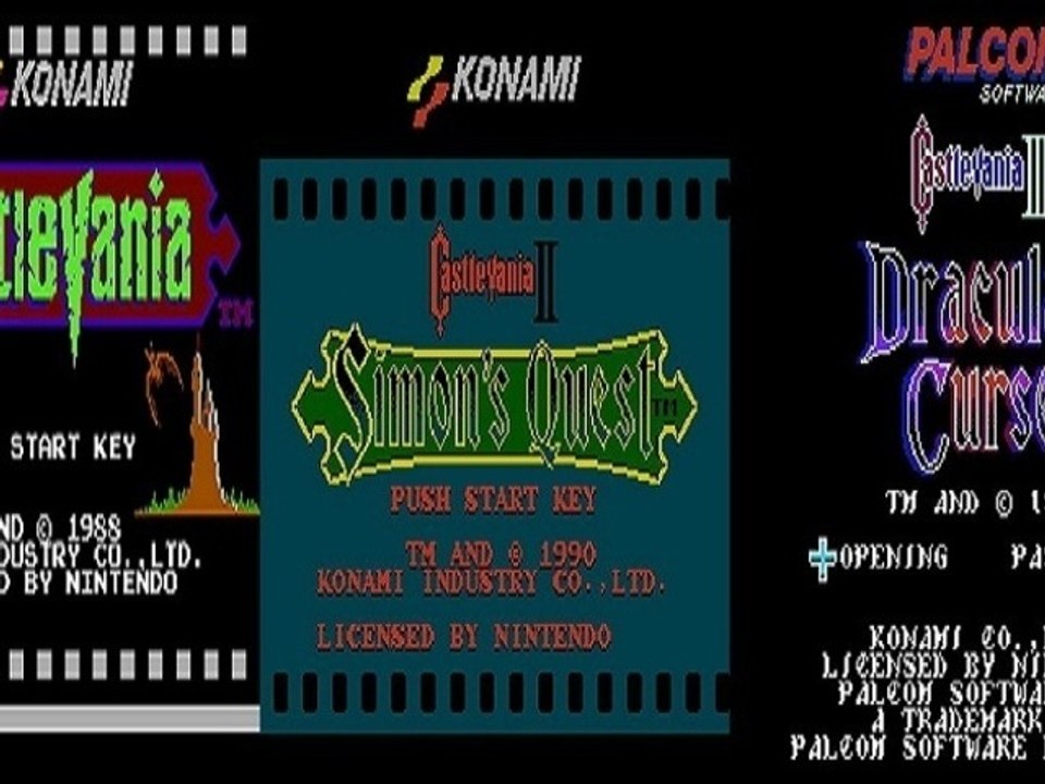Test de Castlevania I II et III ( Nes )