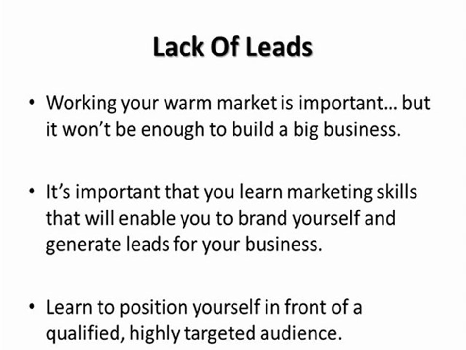 3 Reasons People Fail In MLM