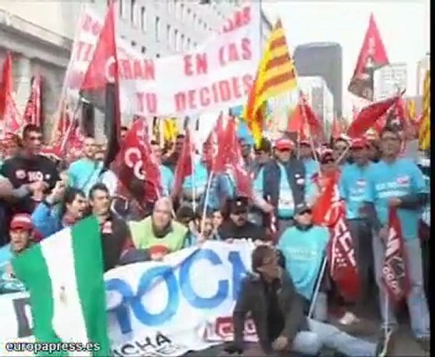Los trabajadores de Roca se manifiestan
