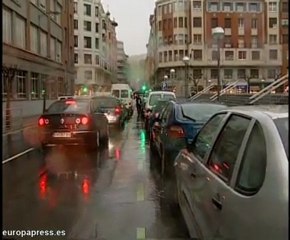 Bilbao se levanta con granizo