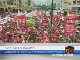 Oficialistas marcharon en apoyo a Pdvsa