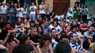 27 mai 2011 : Madrid, à la Puerta del Sol