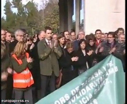 Concentración en solidaridad con secuestrados