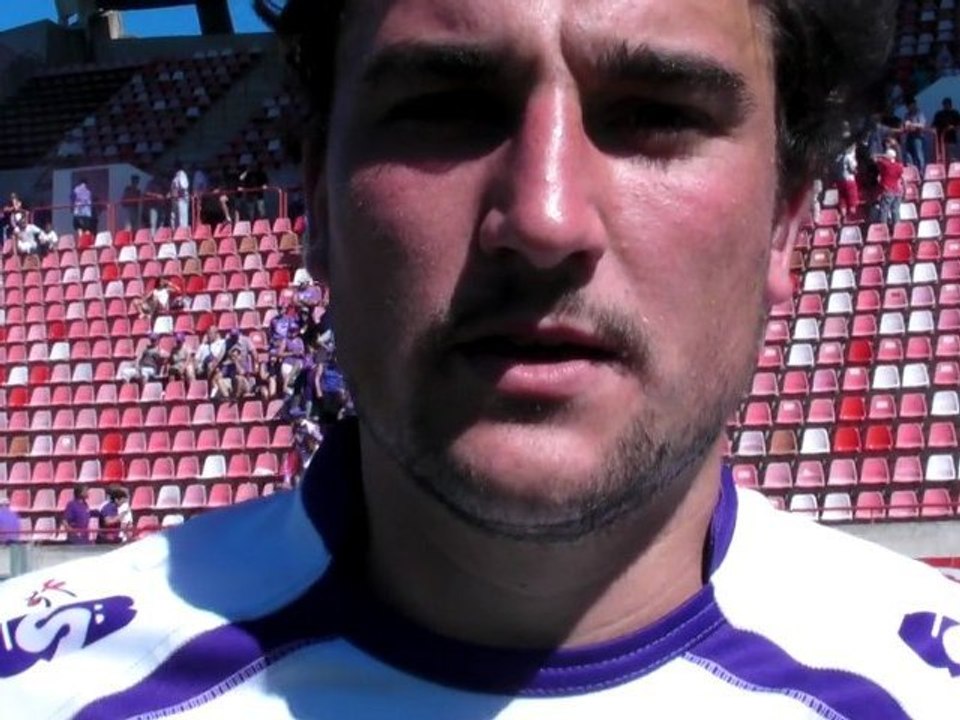 Rugby - Matthieu Geantet réagit apres USB - Béziers