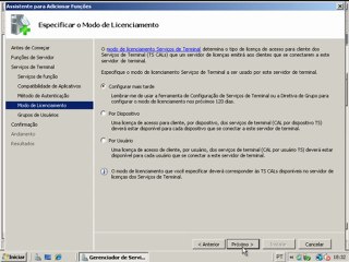 Instalando o Terminal Server no Windows Server 2008