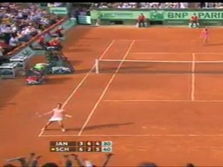Jankovic × Schiavone match point