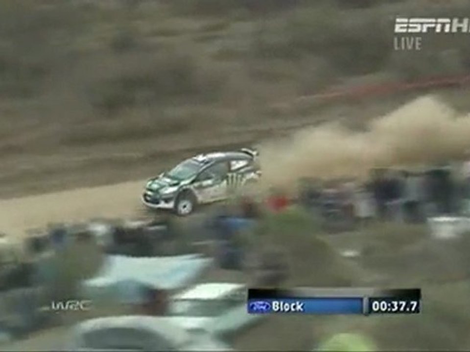 2011 WRC Argentina day 3 power stage Block slides
