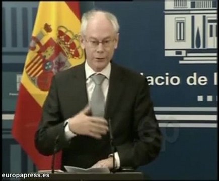 Zapatero y Van Rompuy condenan agresión Berlusconi