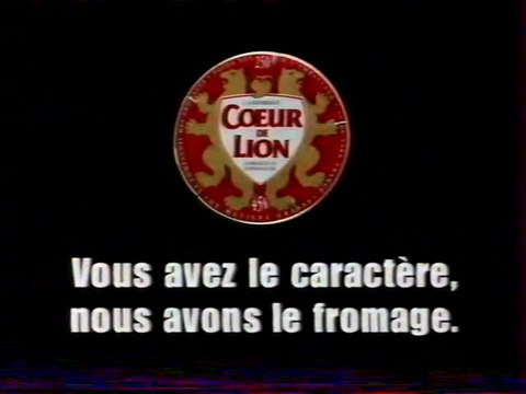 Publicité fromage Coeur De Lion 2003