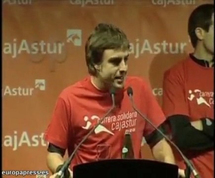 Alonso participa en una carrera solidaria