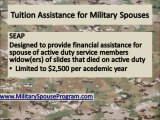 Tuition Assistance for Military Spouses