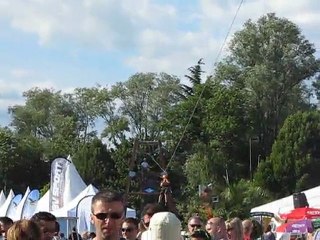 Oliv sur la tirolienne