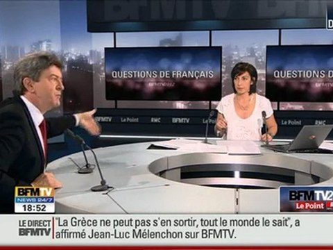 Jean-Luc Mélenchon sur BFMTV dans l'émission BFMTV 2012 le 29/05/2011