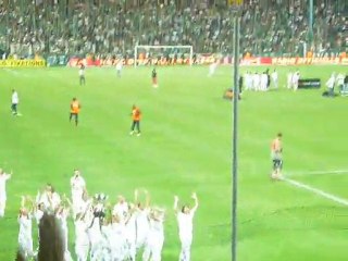 asse-psg 2011 tour d'honneur des Vertes vainqueurs du Challenge de France