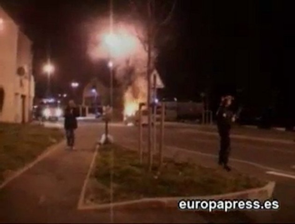 Disturbios de esta noche en Francia