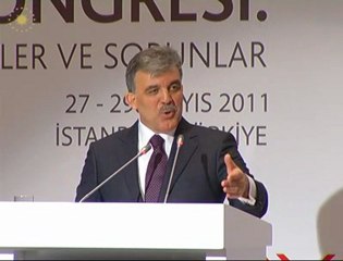 Cumhurbaşkanı Gül, Uluslararası Yüksek Öğretim Kongresi'nde-3
