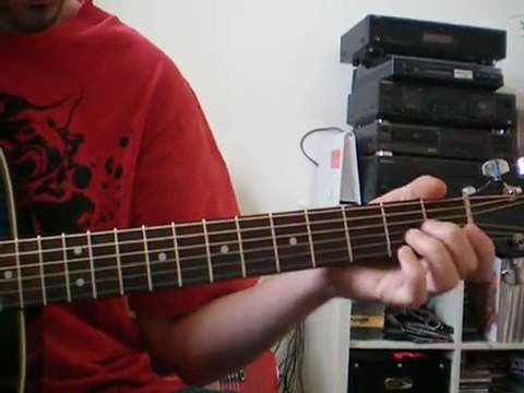 is there anybody out there a la guitare par un debutant