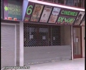 Aparecen pintadas en cines de Barcelona