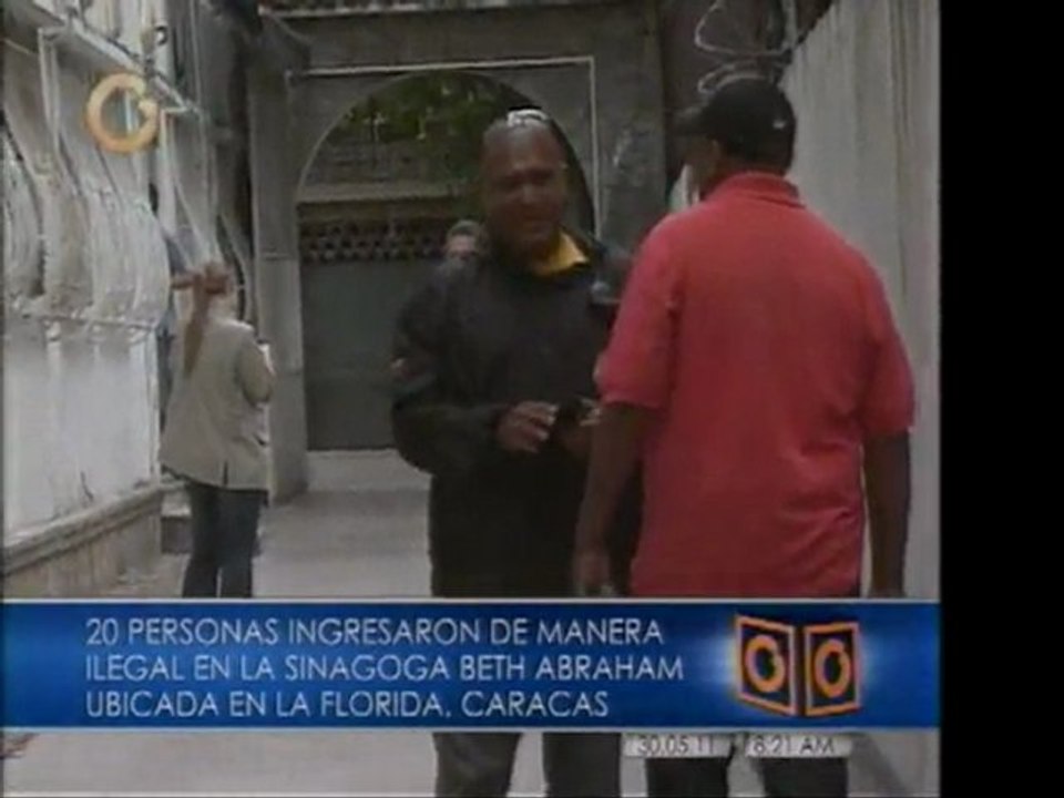 Sinagoga invadida