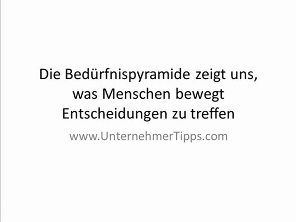 Maslowsche edürfnispyramide
