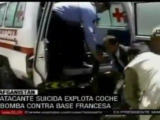Atentado en Afganistán contra base militar francesa