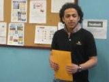 The graduation speech of a student from Saudi Arabia who studied English at Geos Montreal