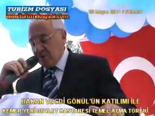 KEMER'DE YENİ DEVLET HASTANESENİN TEMELİ ATILDI