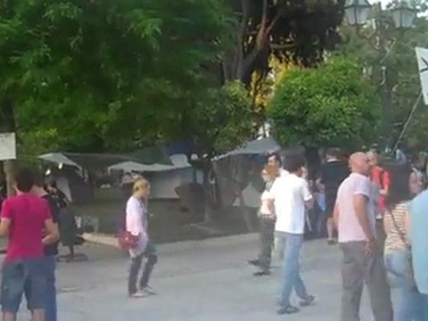 6η ημέρα Αγανακτισμένων - Σκηνές