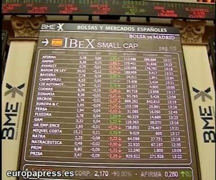 El Ibex 35 caía un 1,31% a media sesión