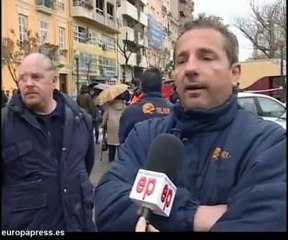 Seis heridos en un incendio en Valencia