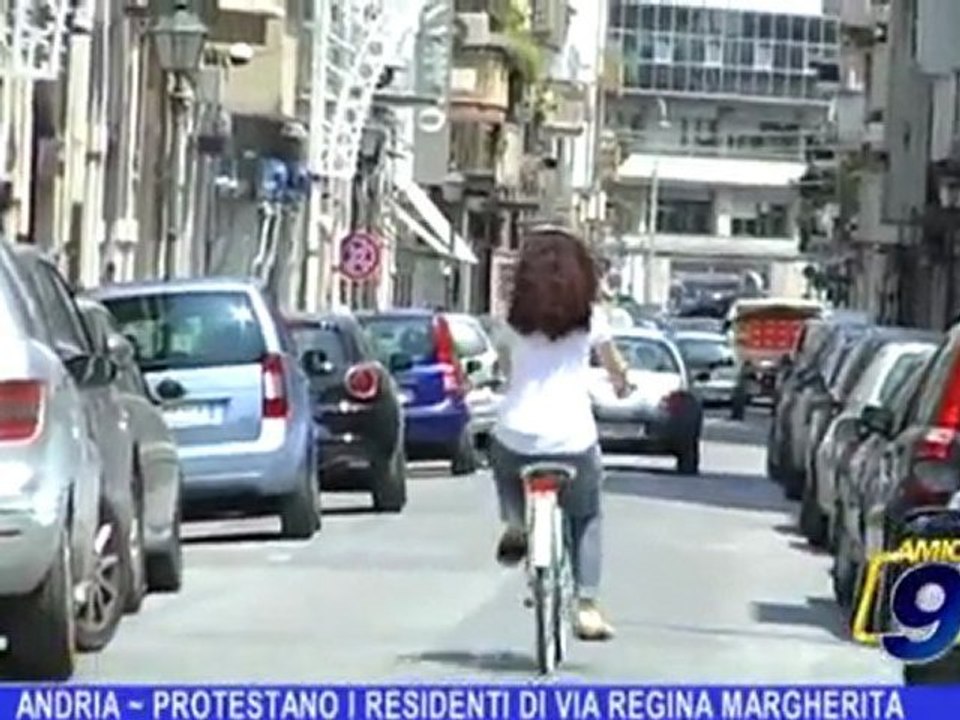 Andria | Protestano i residenti in Via Regina Margherita