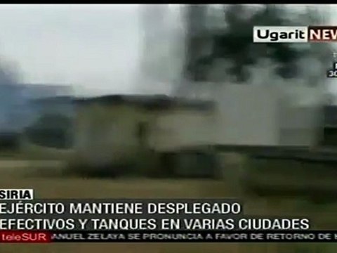 Ejército sirio despliega efectivos militares