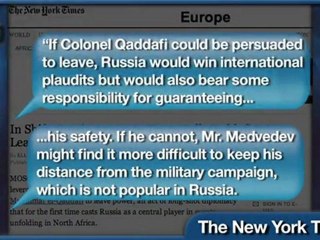 Russia Shifts Stance on Libya