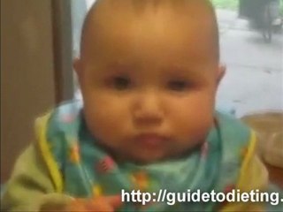 Baby farting using his mouth Funny