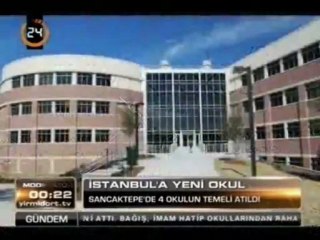 Sancaktepe'de Yeni Okulların Temeli Atıldı-