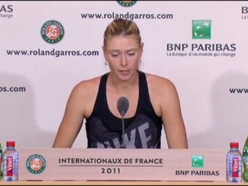 Sharapova - Schlau gespielt wenn es drauf ankam