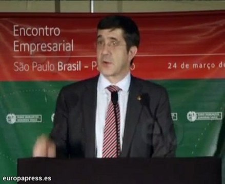Patxi López apoya empresas vascas en Brasil
