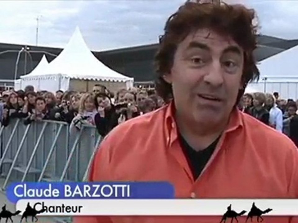 Foires de Champagne 2011: Claude Barzotti  fait un tabac!