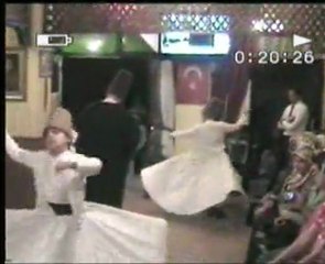 Bursa semazenleri ve küçük semazenlerın Büyük gösterisi