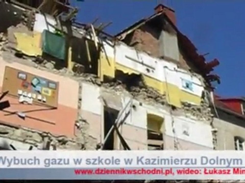 Kazimierz Dolny: Wybuch gazu w szkole