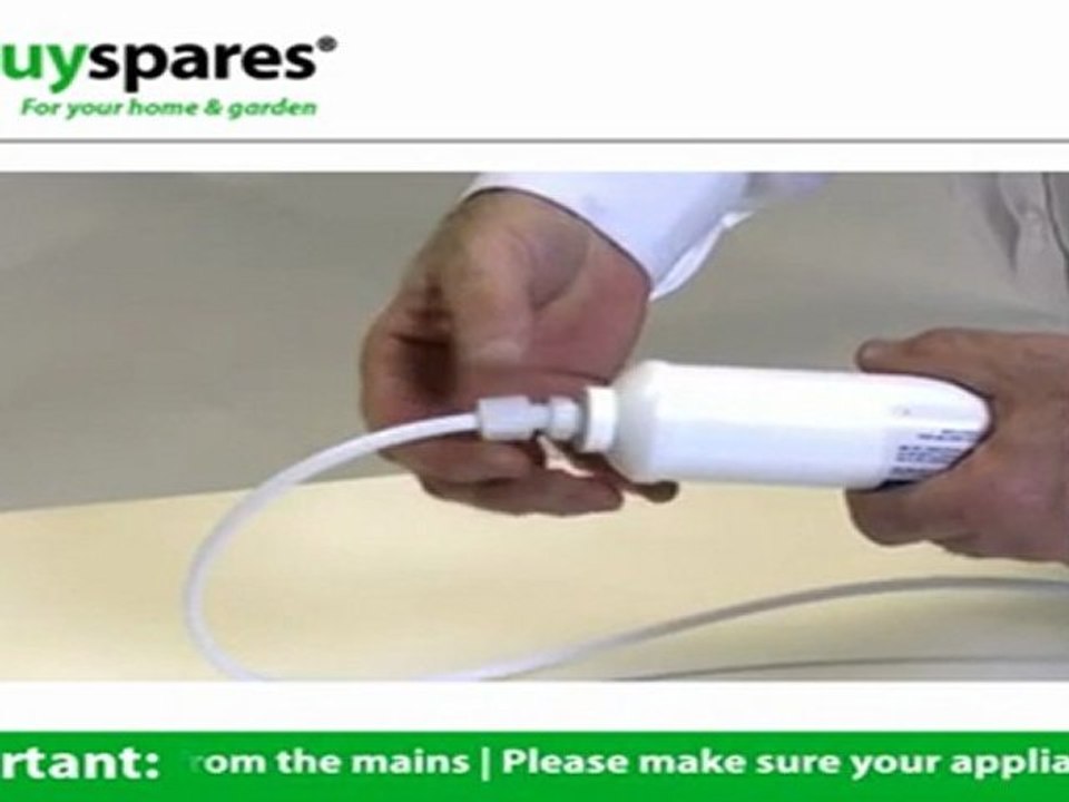 How to change the water filter cannisters in a fridge freezer