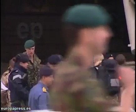 Parten de Santander soldados británicos