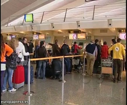 Normalidad en el aeropuerto de Bilbao