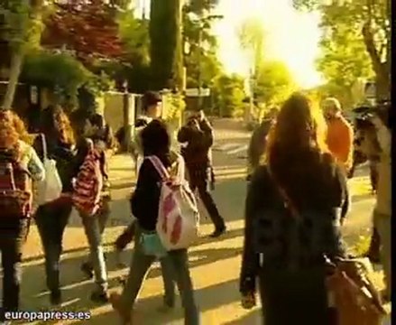 Najwa vuelve a clase con sus compañeros