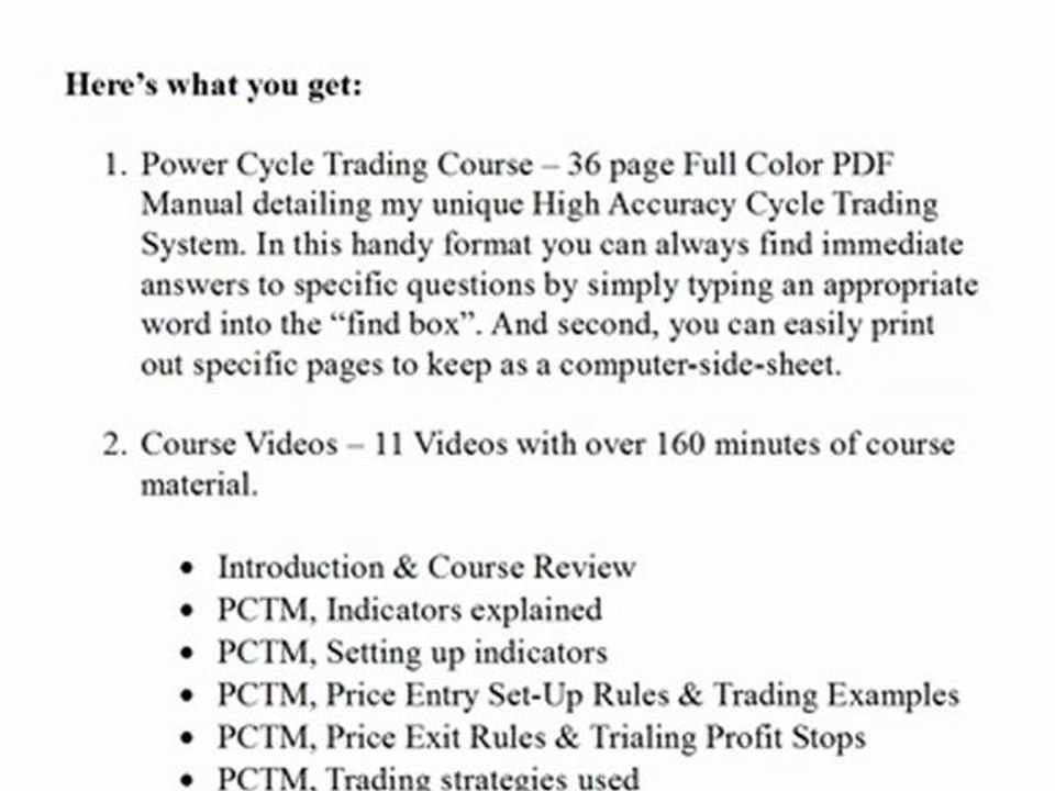 An Amazing Trading System