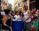 Pasacalles reciclado en fiestas de Mayo