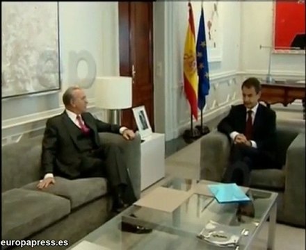 Zapatero recibe al presidente de CECA