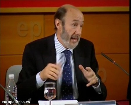 Rubalcaba, confiado en el fin de ETA
